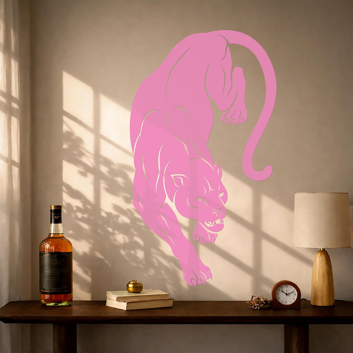 Vinyl Wall Decal Panther Wild Cat Black Jungle Tribal Animal Predator Stickers Mural Large Decor (g2140) Black