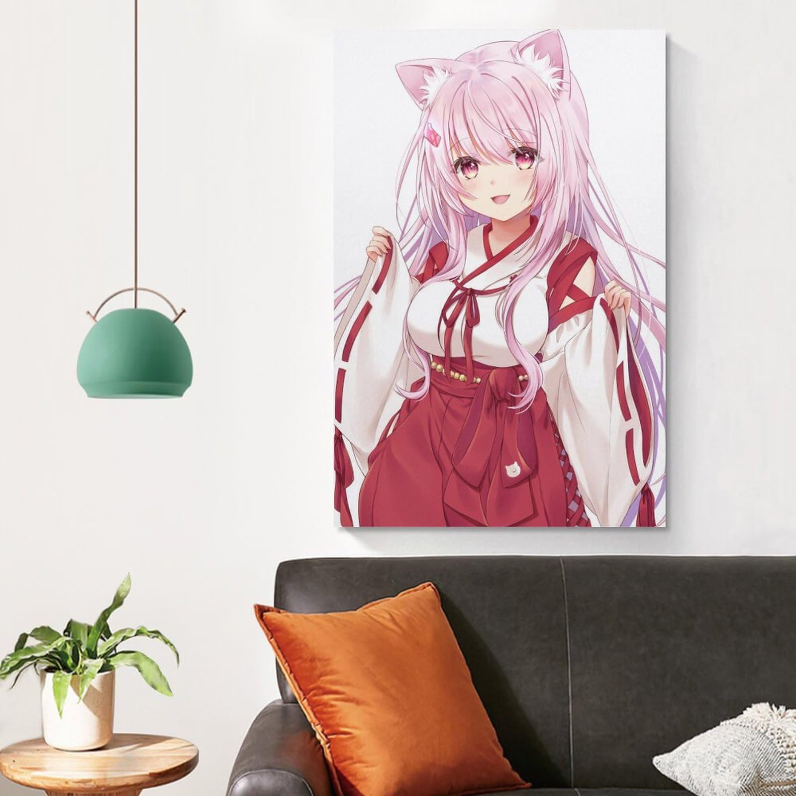 ♾️【原画】イラストアート（額付） Amazon.co.jp: 絵画 椎名唯華 VTuber ポスター 装飾画 Unframe