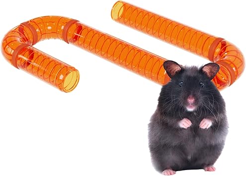 Omlet Starter Hamster Tunnel Kit | Sturdy, Easy to Clean & Chew Resistant Design with Ventilation Holes | Our Easy Connect, Large Diameter Hamster Tubes Let You Take The Adventure Far and Wide