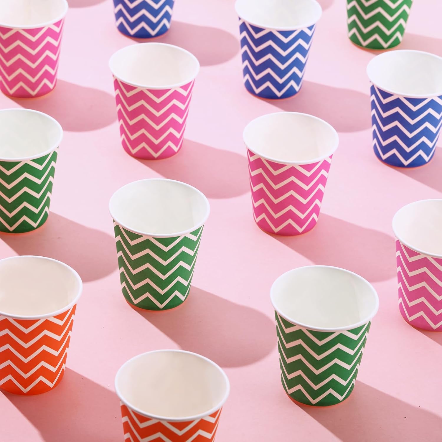 1000 Pack 5oz Paper Cups, Multicolor Paper Disposable Cups, Small Mouthwash Cups, Cold Beverage Drinking Cup for Party, Travel and Event (Strip) - Image 5