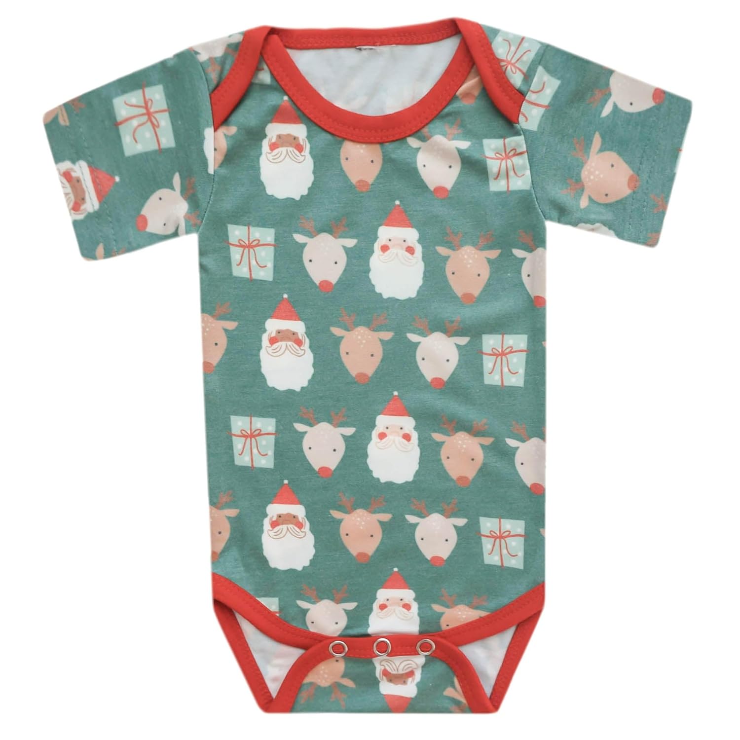 Copper Pearl Short Sleeve Bodysuit Baby: Ultra Soft Bodysuits for Newborns, Boys, Girls, and Infants - Stylish, Comfortable, Overlap Shoulders, Premium Knit Fabric - Prancer, Newborn