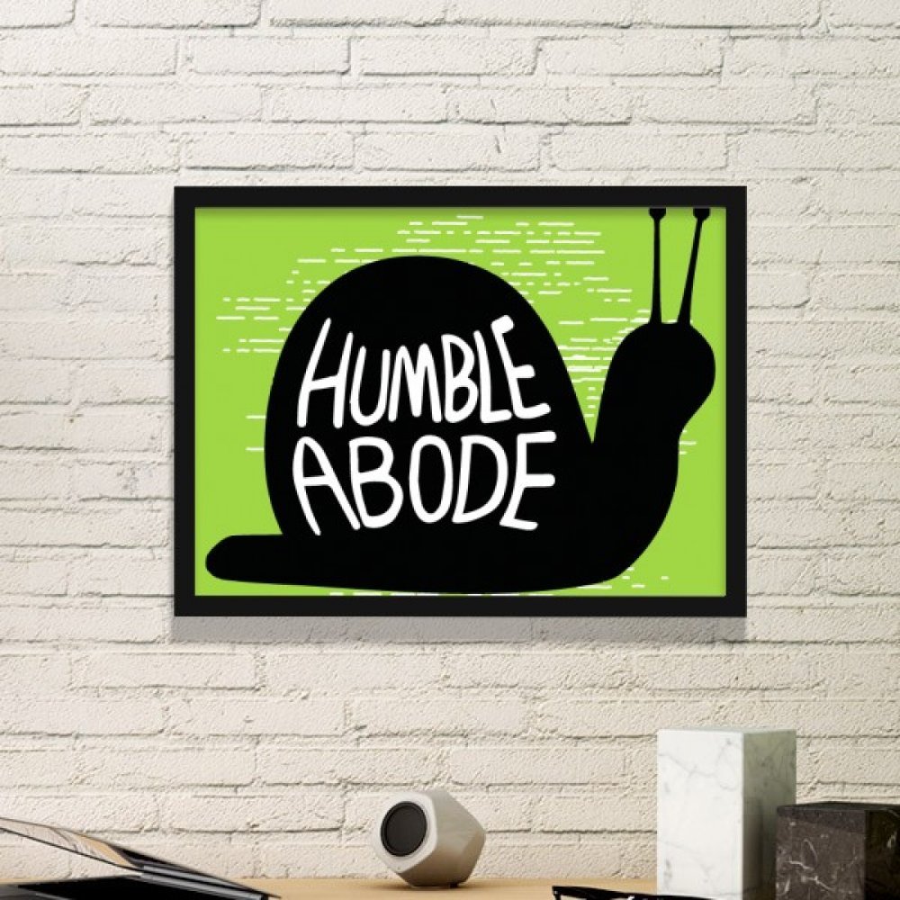 Cadre photo animal escargot DIYthinker pour habiller un mur vide sans percer de grands trous