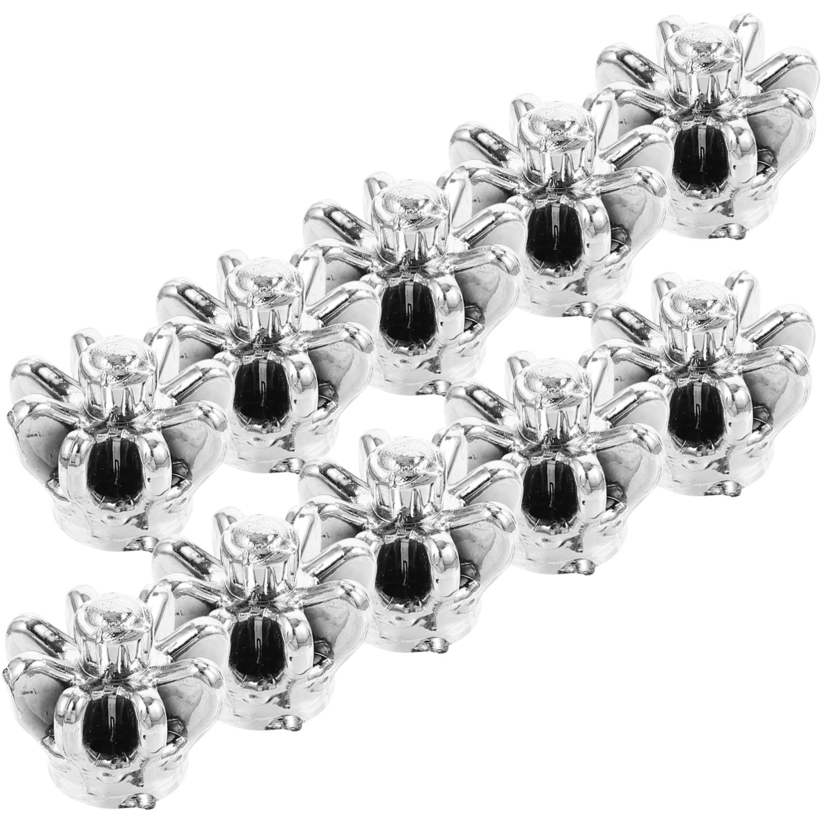 Amazon.com: Tofficu 10pcs Gold Plated Silver Crown Star Charm 