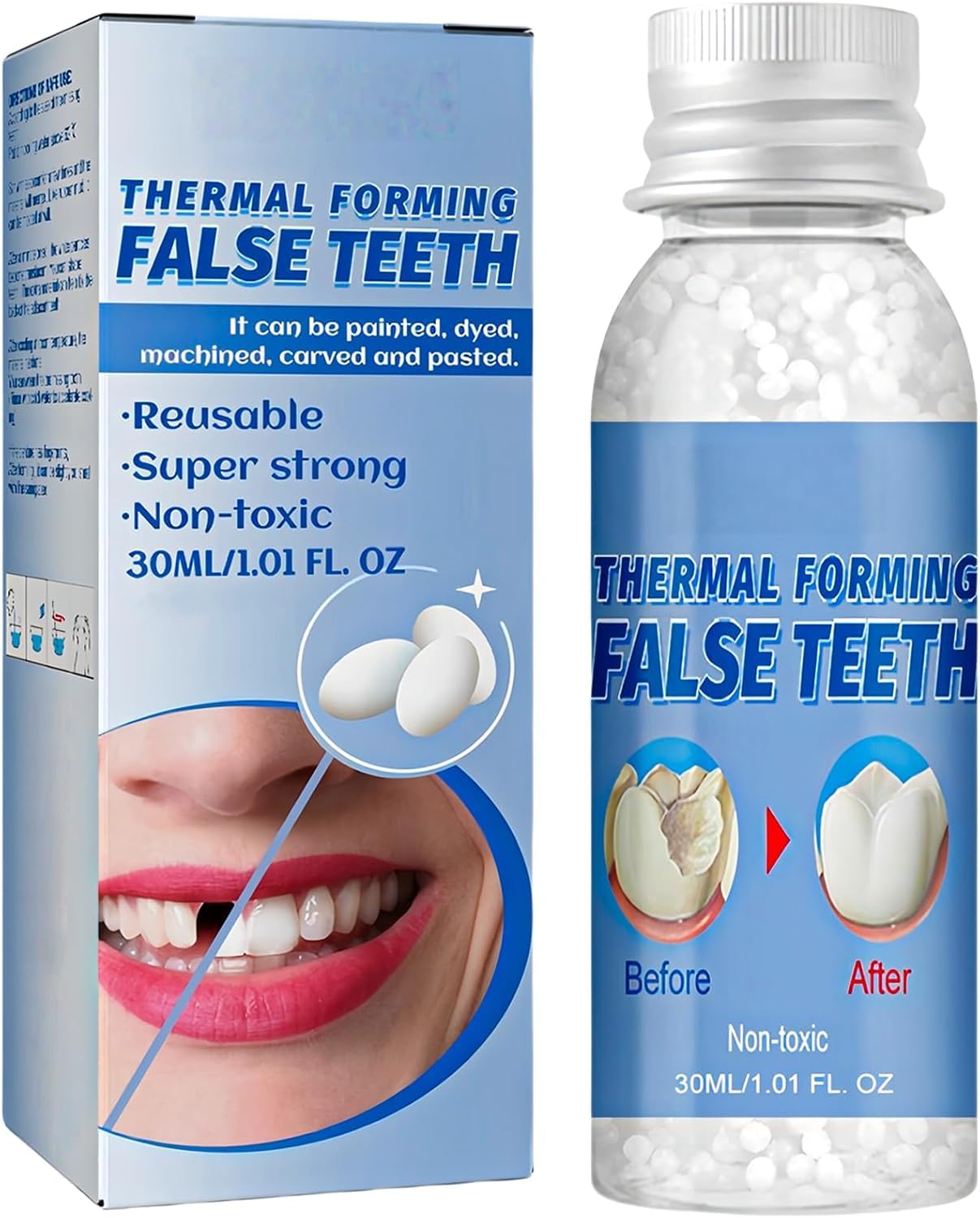Dental Repair Kit with Moldable Tooth Beads-image-33