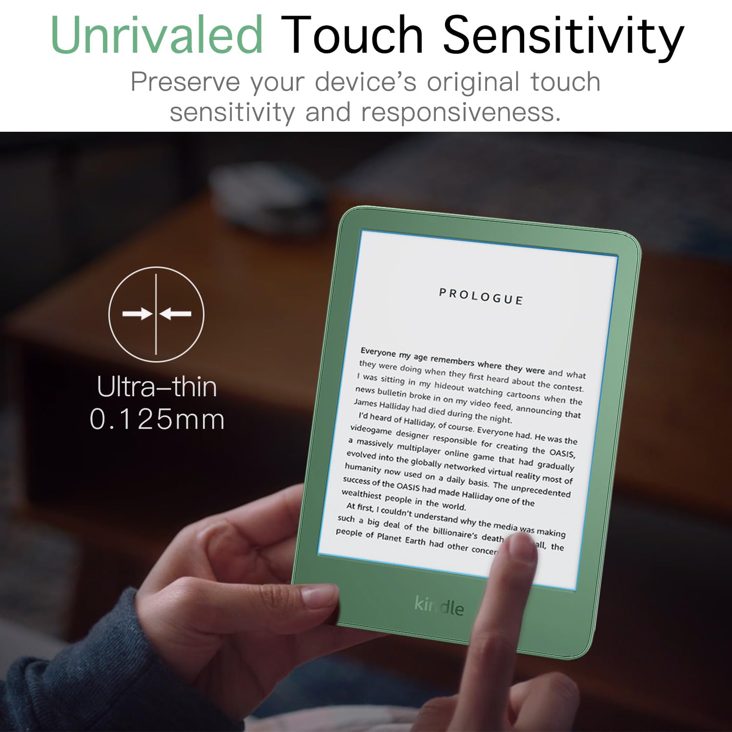 MoKo 2-pak antyodblaskowych ochraniaczy ekranu do 6-calowego zupełnie nowego Kindle Kindle 11. generacji 2024/2022, Kobo Clara i PocketBook, pełne pokrycie, wysokiej jakości folia ochronna PET, matowa folia ochronna Matcha