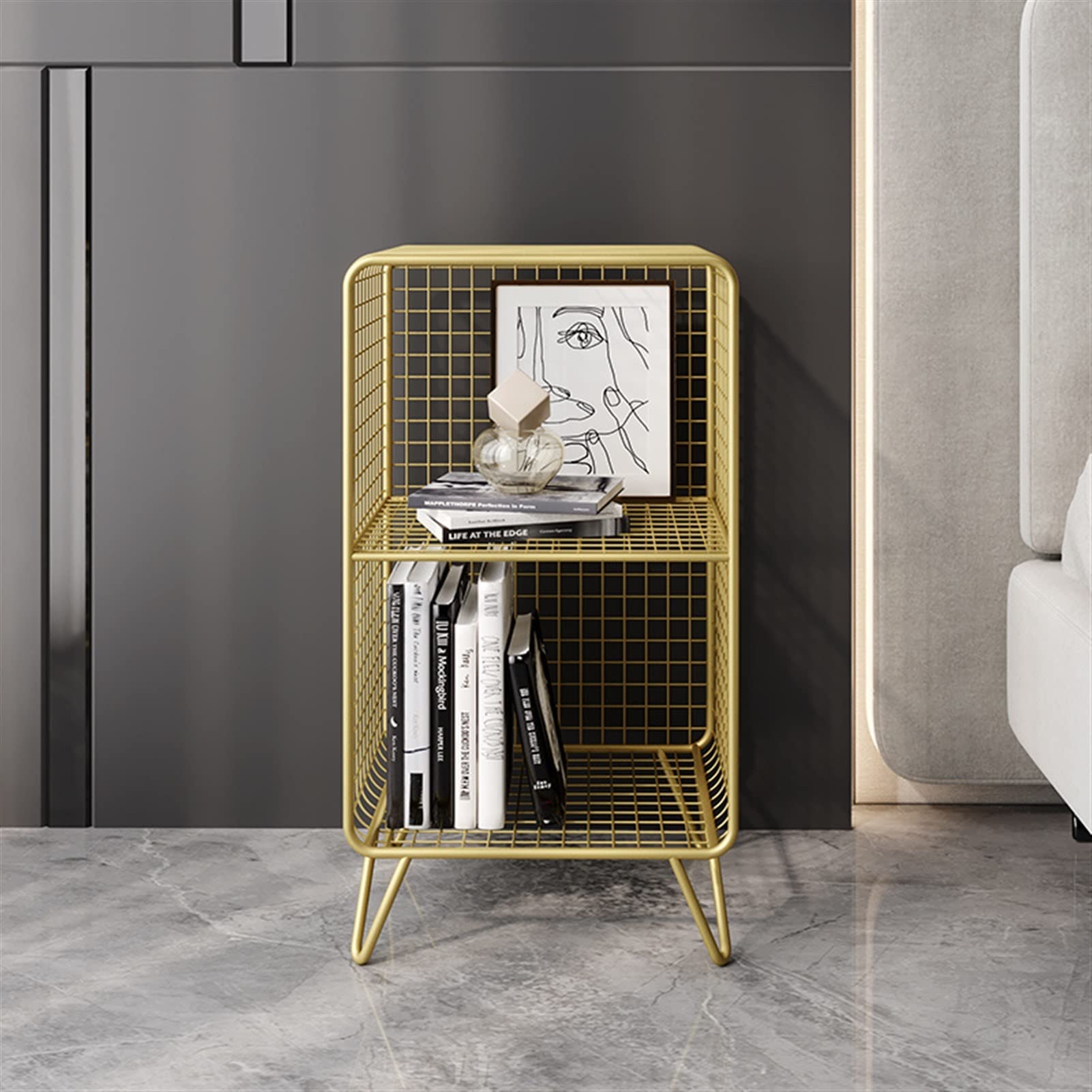 Amazon｜ライトラグジュアリーゴールデンロッカースモールウィンド  