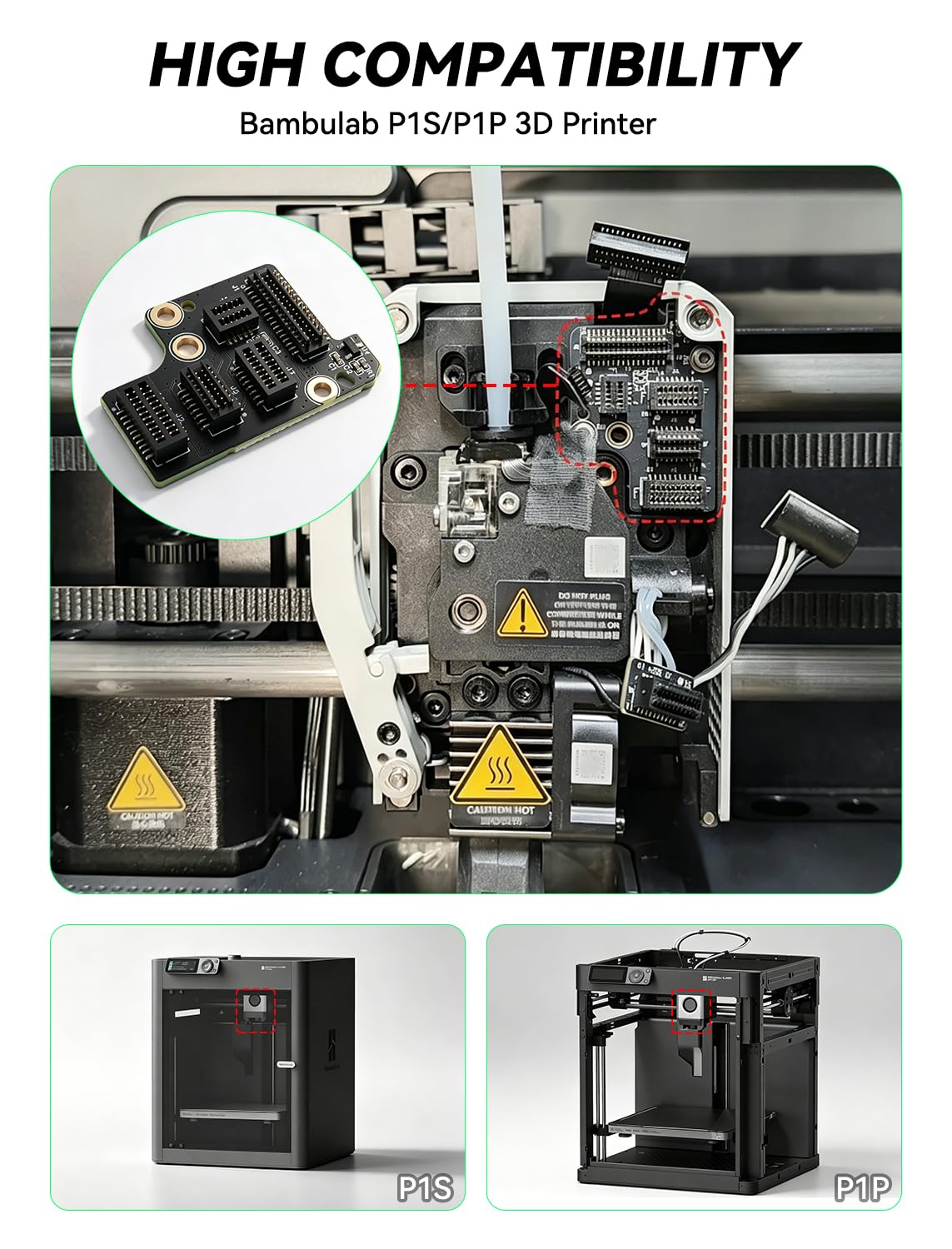 Amazon.co.jp: BambuLab P1P P1S 3Dプリンター用P1P P1S 押出機