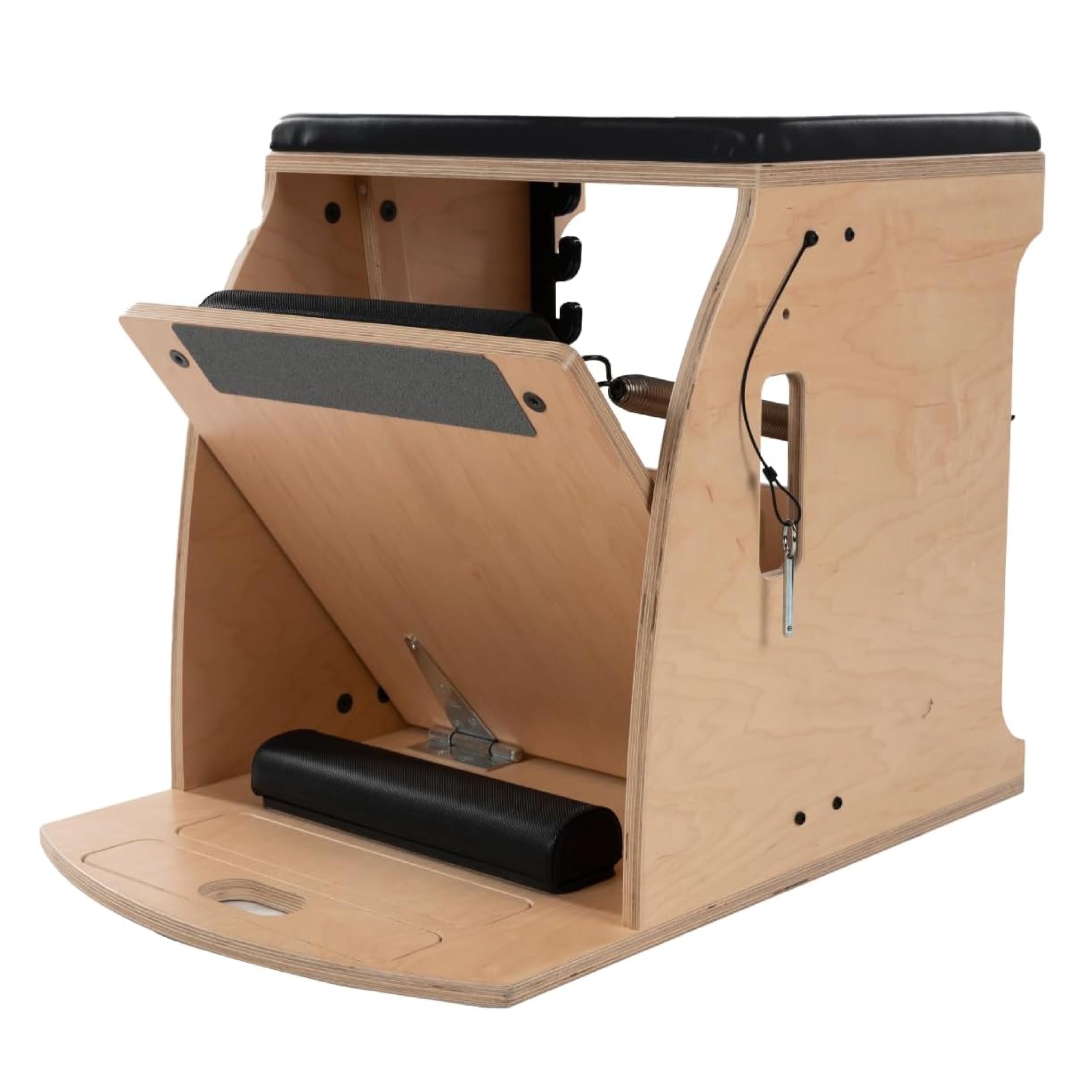 Balanced Body Pilates Wunda Chair – Professional Pilates Equipment with Optional High Back and Handles for Home or Studio Use