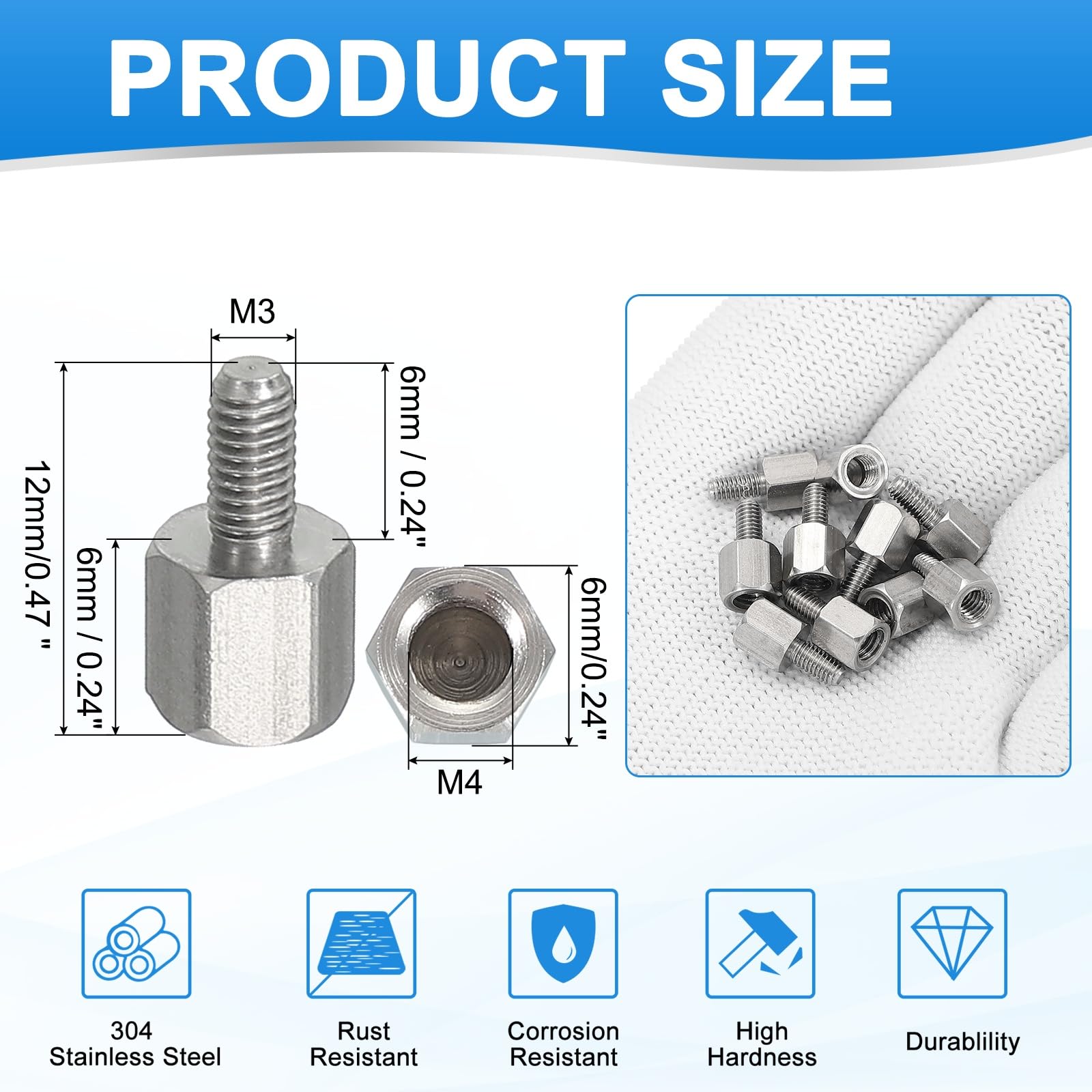 PATIKIL Standoff Screws - Image 2