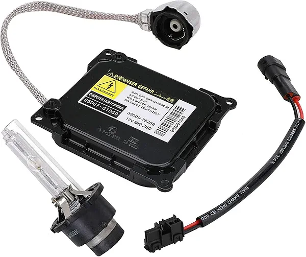 Xenon HID Headlight Ballast Control Unit with Igniter and D4S Bulb Compatible with Lexus IS250, RX350, GS350, ES350, GS300, GS350, Toyota Prius, Solara, Venza - Replaces OE# KDLT003 DDLT003 85967-5202