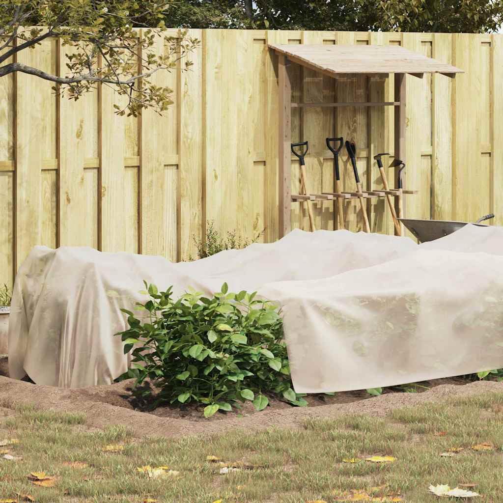 Winterschutz Pflanzen Beige 100 x 3,2 m Vliesstoff, frostschutz für Außenbeet, wiederverwendbare Gartenpflege Abdeckung für Rasenpflege und Terrasse