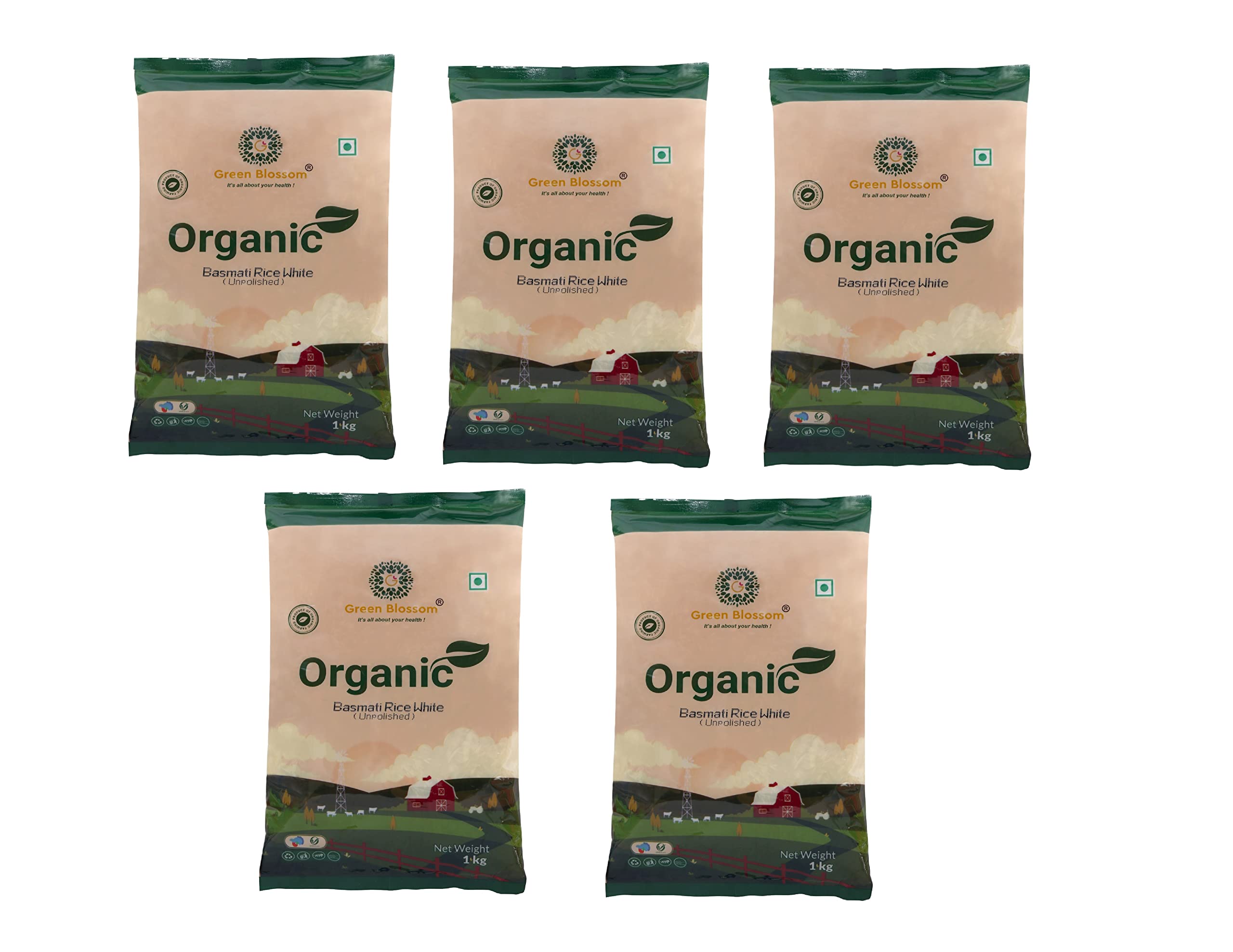 See full amazon price history chart for Green Blossom Organic White Basmati Rice – 5 Kg (1kg x Pack of 5) I Perfectly Aged I Long Grain with Rich Aroma | Unpolished I Non-GMO | Authentic Quality I Indian Cuisine" Green Blossom Organic White Basmati Rice – 5 Kg (1kg x Pack of 5) I Perfectly Aged I Long Grain with Rich Aroma | Unpolished I Non-GMO | Authentic Quality I Indian Cuisine" (B0C2ZJ27JN) Amazon Price History, Amazon Price Tracker