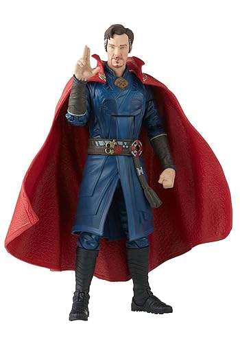 Figura de acción coleccionable de Marvel Legends Doctor Strange en El Multiverso de la Locura de 6 pulgadas, Universo Cinematográfico de Marvel, 4 accesorios