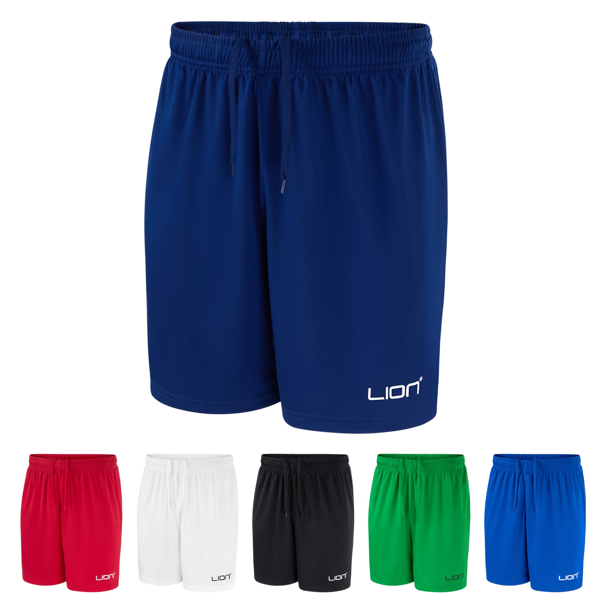 – Men's Football Shorts – Multi-Sport PE Teamwear – Unisex Kids & Adults Sizes – Breathable Athletic Fit