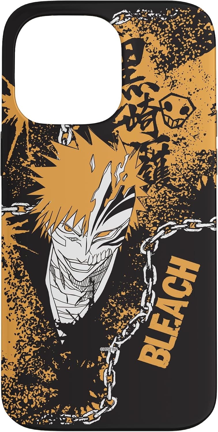 Bleach Ichigo Hollow Mask Splatter Graffiti Anime Case for iPhone 14 Pro Max