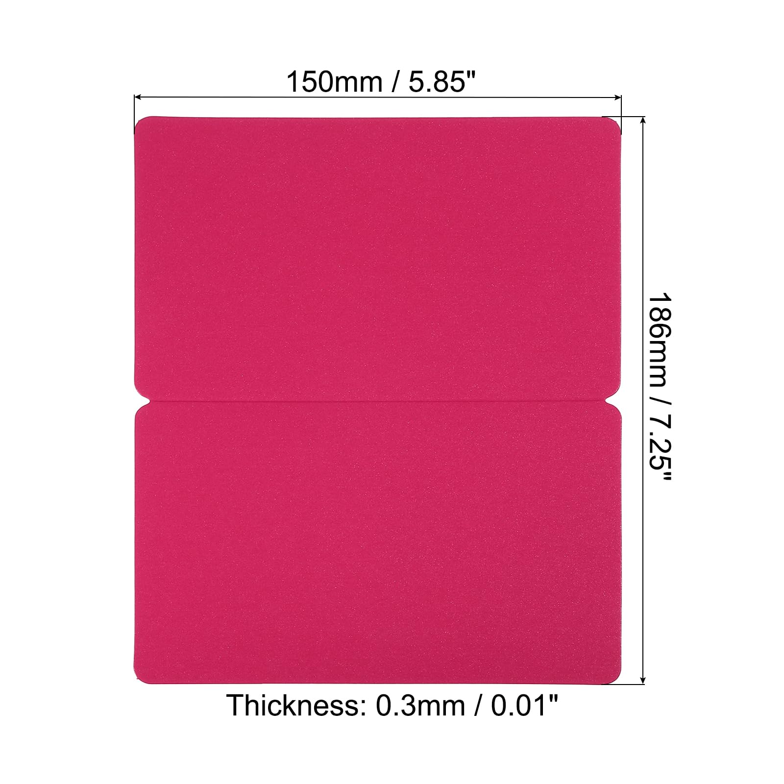 PATIKIL Greeting Cards,50Pcs Favor Decor Foldable Blank Card for Wedding Party, DIY Decoration, Table Name Place Cards - Image 2