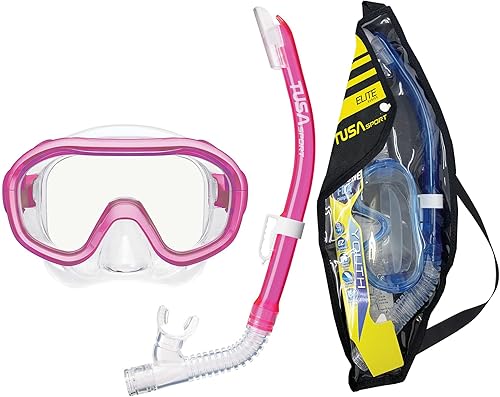TUSA Sport Mini-Kleio Junior Máscara y Snorkel Combo (con bolsa reutilizable)