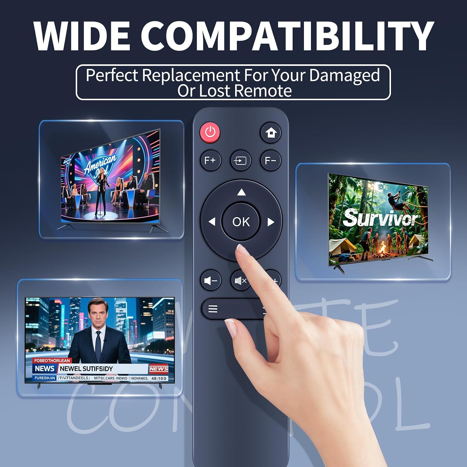 Replacement Remote Control Compatible with SOOMFON SK1 SK2 Mini Portable Projector image 2