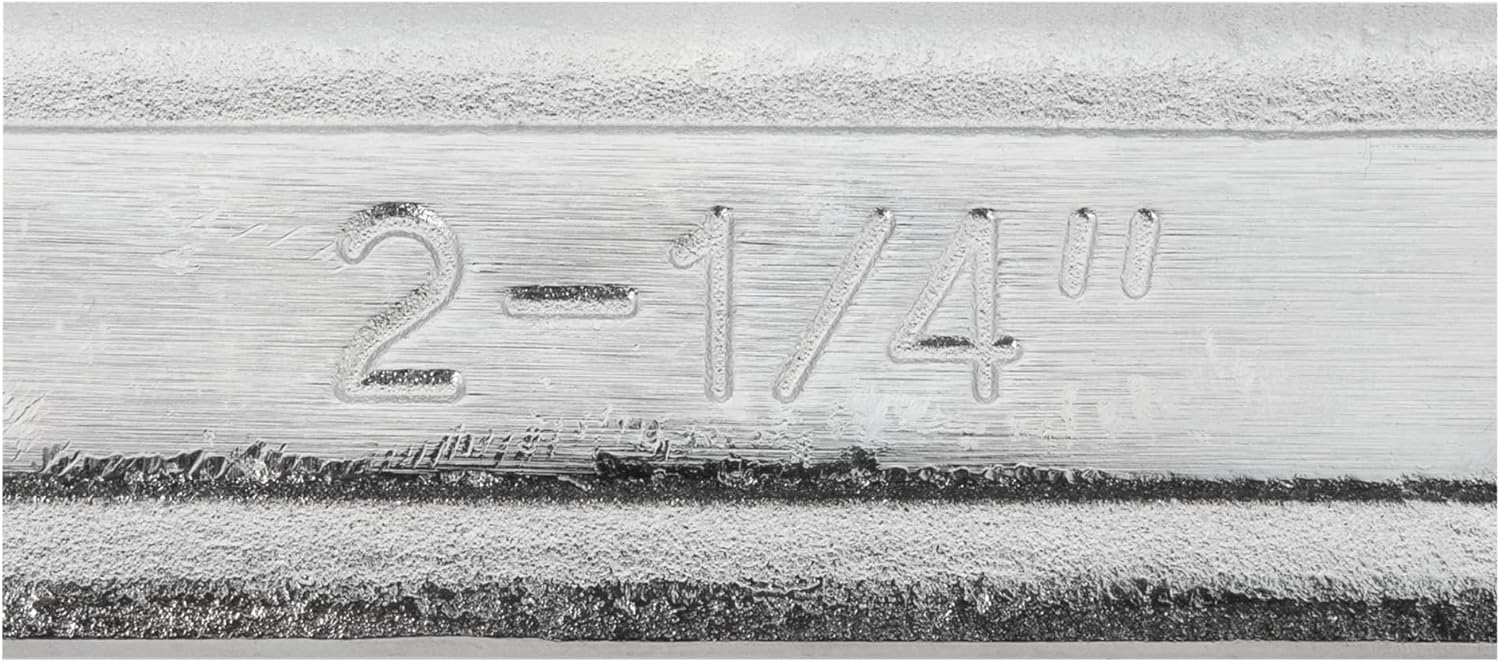 Performance Tool W354B 12-Point Combo Wrench with Satin Chrome Finish 2-1/4-inch Combo Wrench