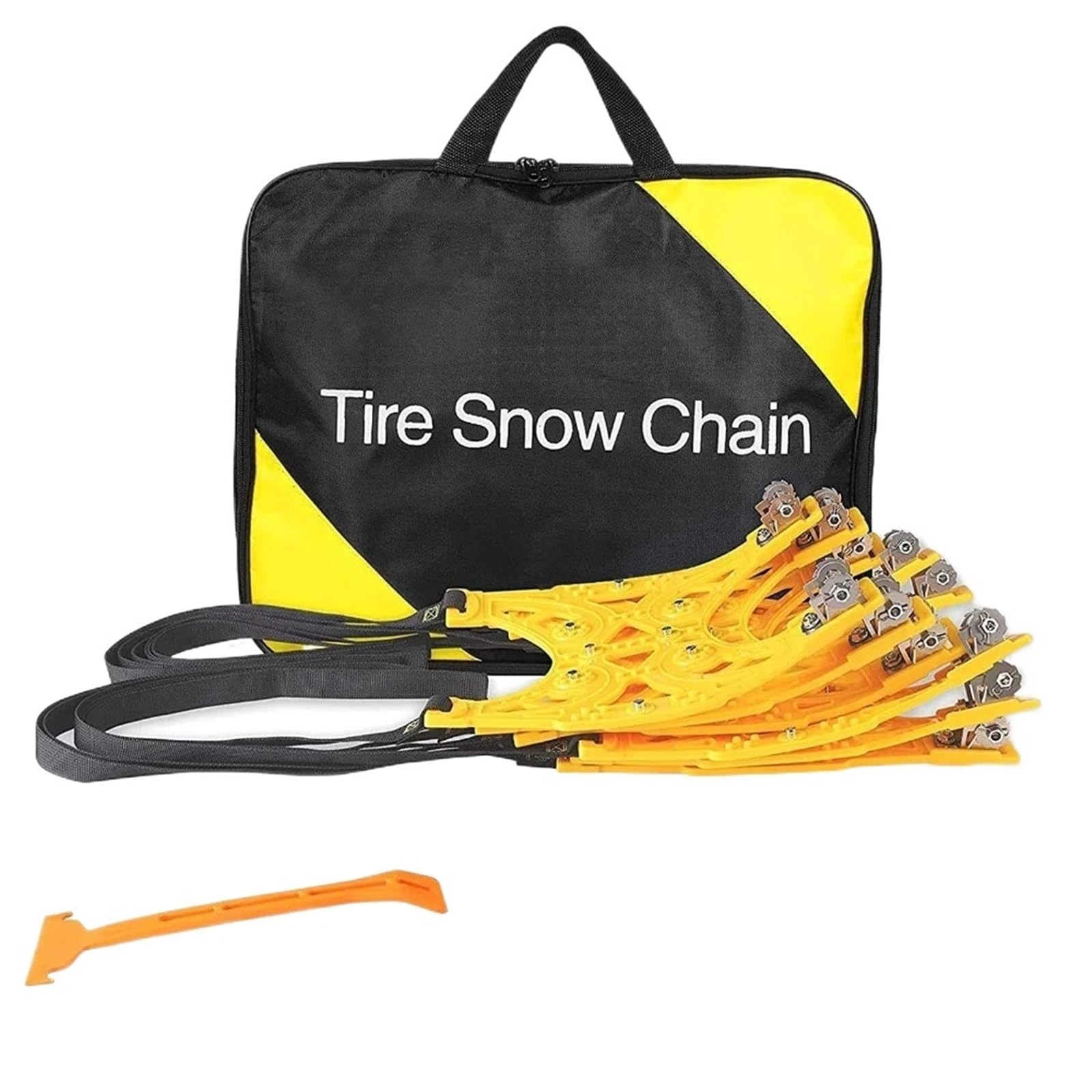 6 cadenas de nieve for coches, ajustables, antideslizantes emergencia for hielo, carretera, barro y arena, universales