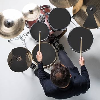 Amazon | ゴムドラムミュートパッド シンバルハイハットセット
