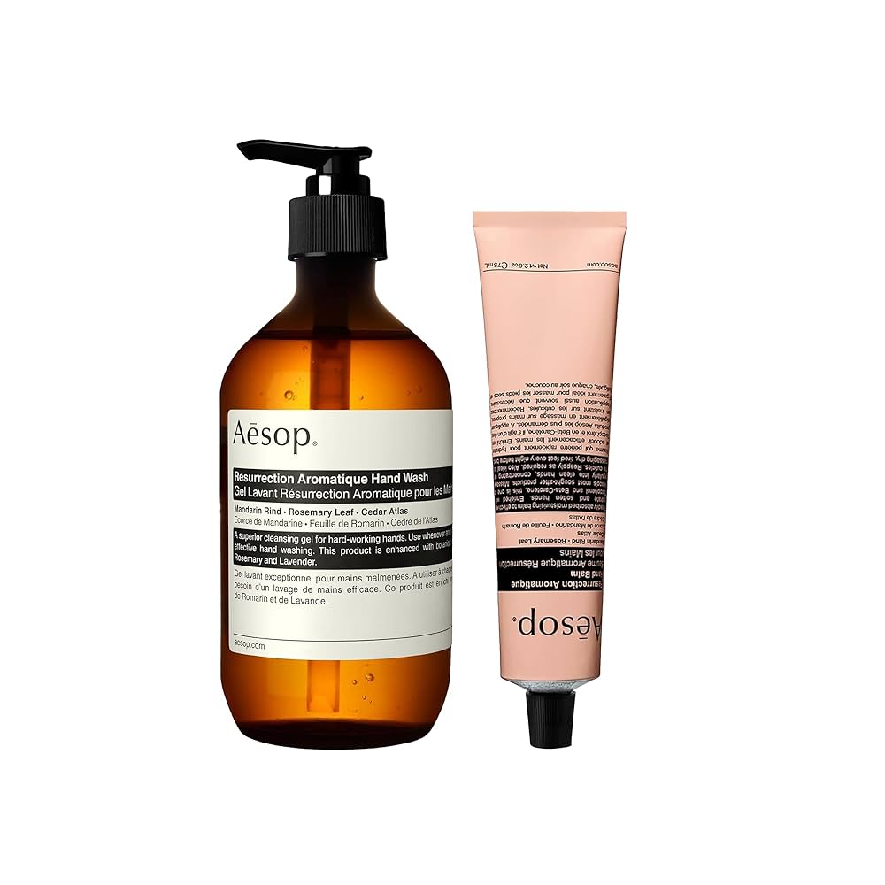 Aēsop Andrum Hand Wash 500ml、Hand Balm1本 Amazon.com : Aesop Reverence Aromatique Hand Wash & Hand