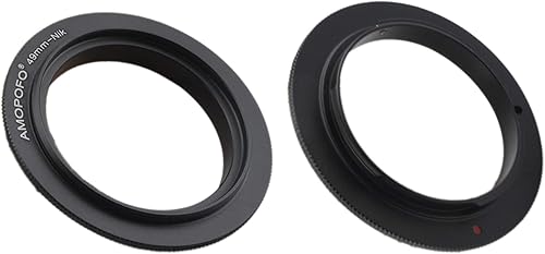 Miniatura 4 de Anillo adaptador de montaje inverso macro rosca de filtro de 1.929 in, y para cámaras DSLR Nikon D7500 D7100 D7000 D5600 D5200, D5500, D750, D810,