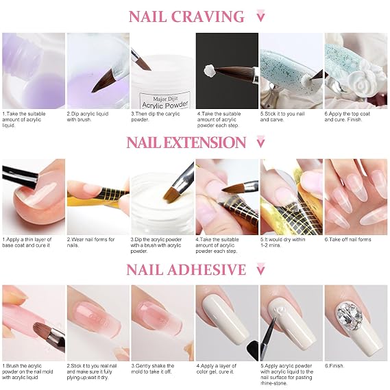 Acrylic Nail Kit with Drill Nail Kit