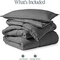 Vista 323 de Bare Home Comforter Set - King/California King Size - Ultra-Soft - Goose Down Alternative - Premium 1800 Series - All Season Warmth