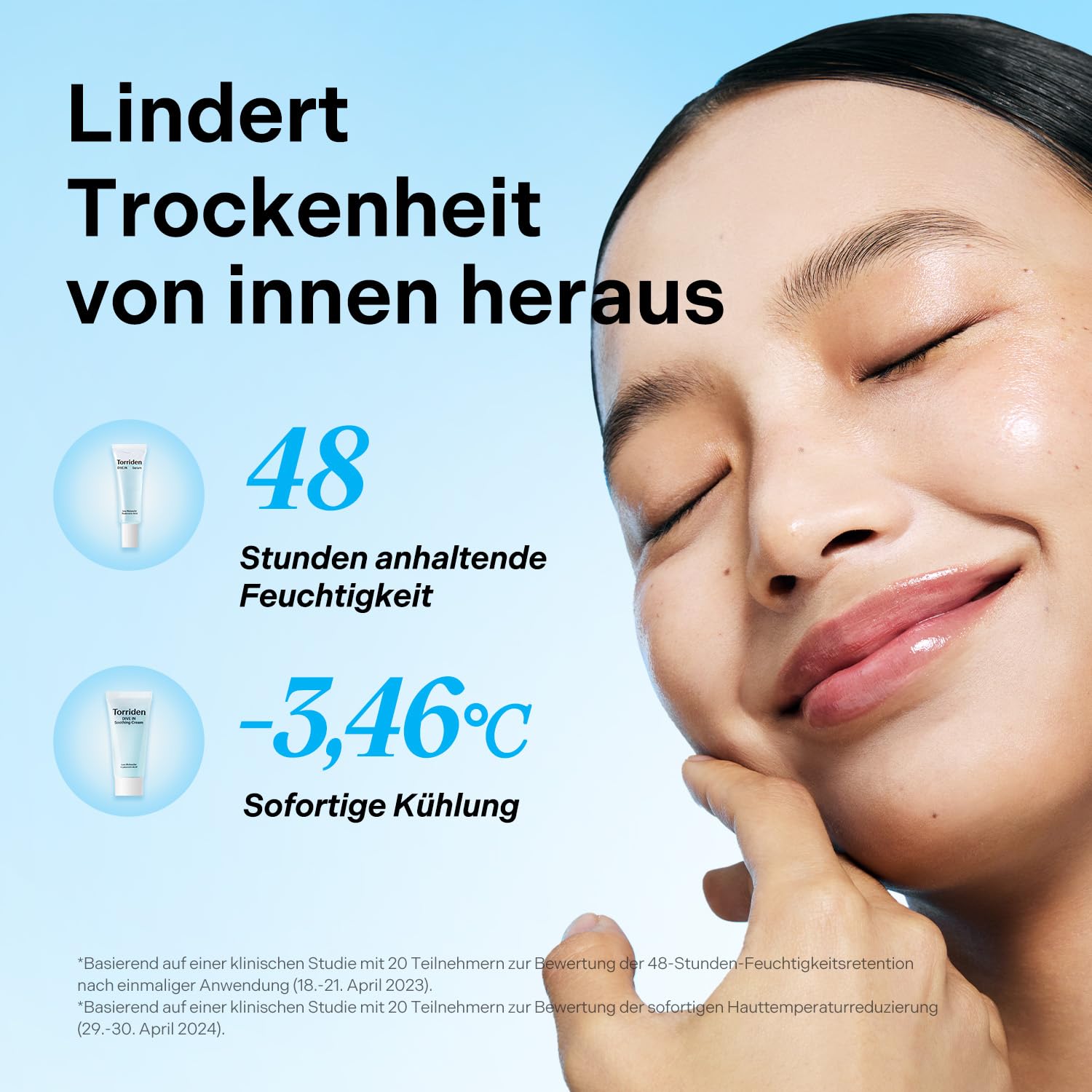 Torriden DIVE IN Probe-Set | Tägliches Hautpflege-Set mit Hyaluronsäure - 4-Stufen-Pflegeroutine mit Reinigungsschaum, Gesichtswasser, Serum und Creme | Koreanisches Skincare-Set