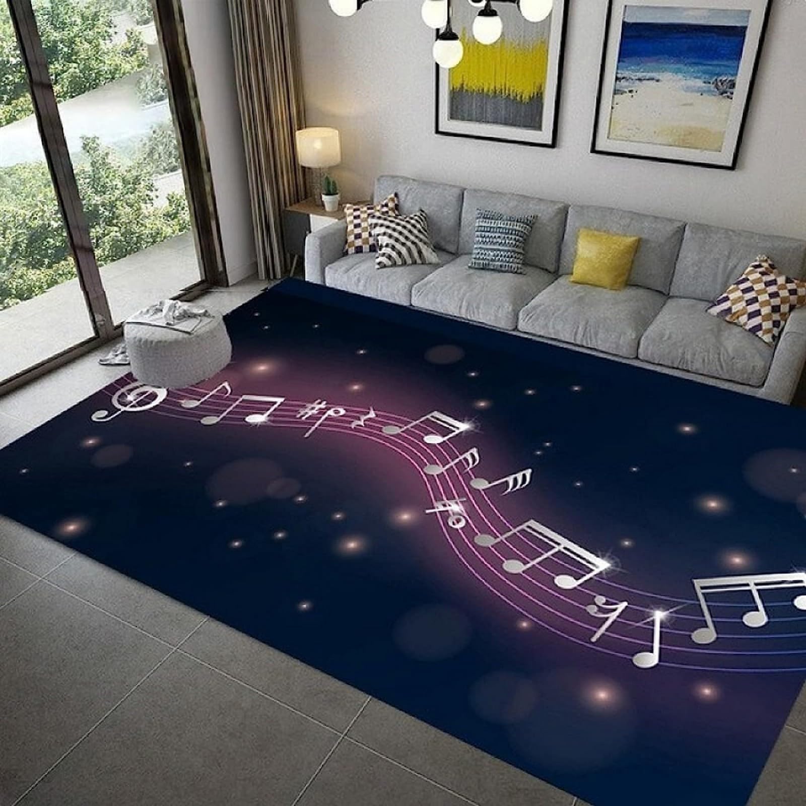 Grand moderne tapis de couloir antidérapant pour chambre et hôtel