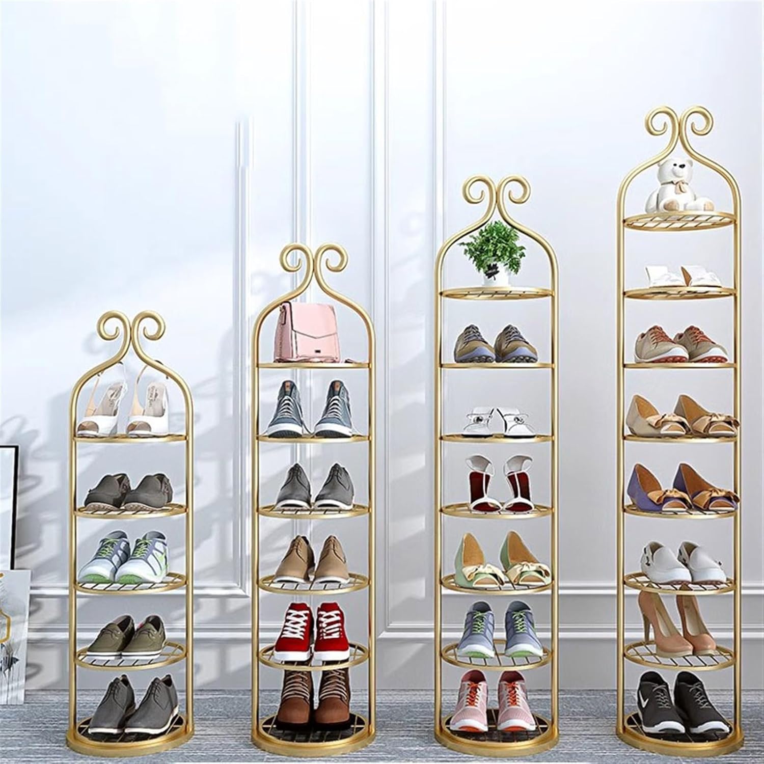 Thin Shoe Organizer, Simple Shoe, Small Narrow Door, Small Home Shoe, Economy Shoe, Small Iron Shoe, Decorative Entrance Shoe by Door