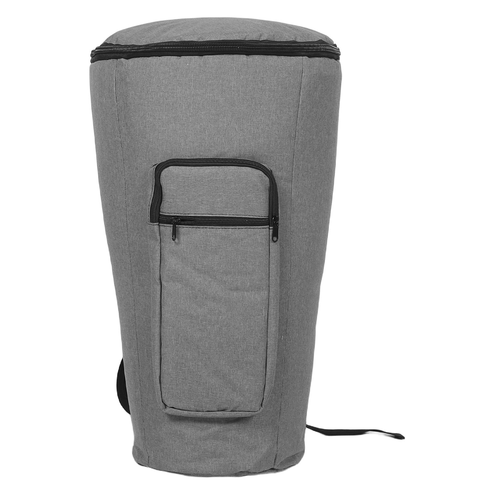 TOYANDONA Borsa per djembe: zaino impermeabile da 12 pollici per tamburo africano con tessuto di cotone e lino - grande custodia per tamburo djembe per spettacoli musicali all'aperto