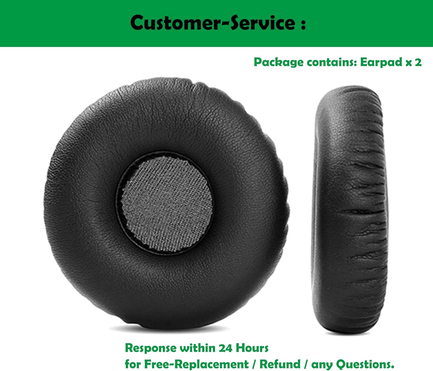Durable Headphone Replacement Ear Pads Cushions Headset Earpads Compatible with Skullcandy Uproar Wireless On-Ear Headphone - Image 5