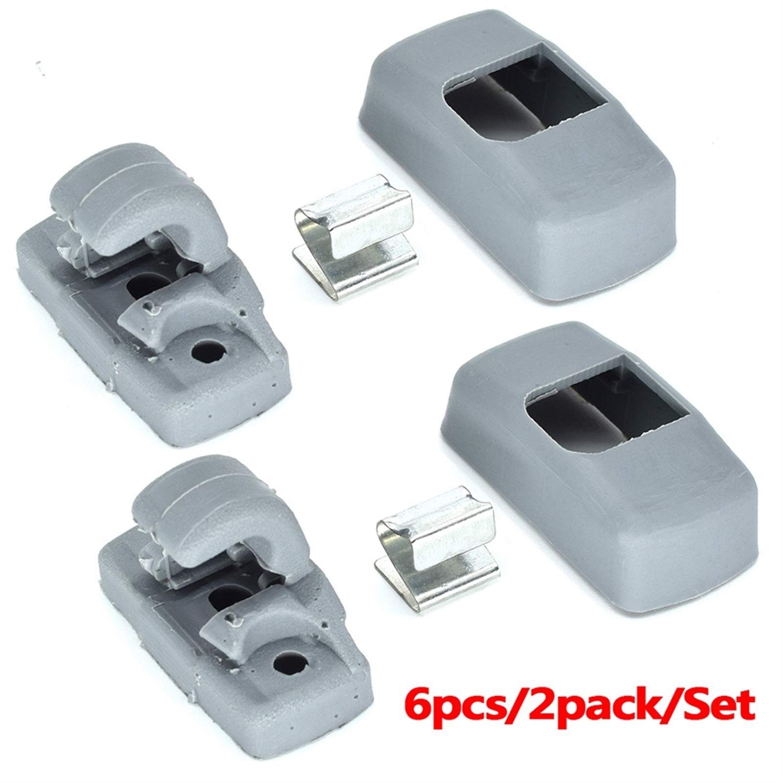 2 Clip Per Visiera Parasole Auto - Compatibile Con Jeep Cherokee KK KJ, Dodge Nitro - Foto 7