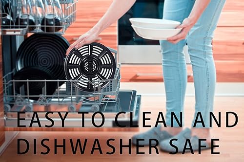 Miniatura 6 de Placa de repuesto para freidora de aire para Ninja AF100 a AF150, sartén para parrilla para Ninja FD401 Foodi OP300 a OP500, accesorios para