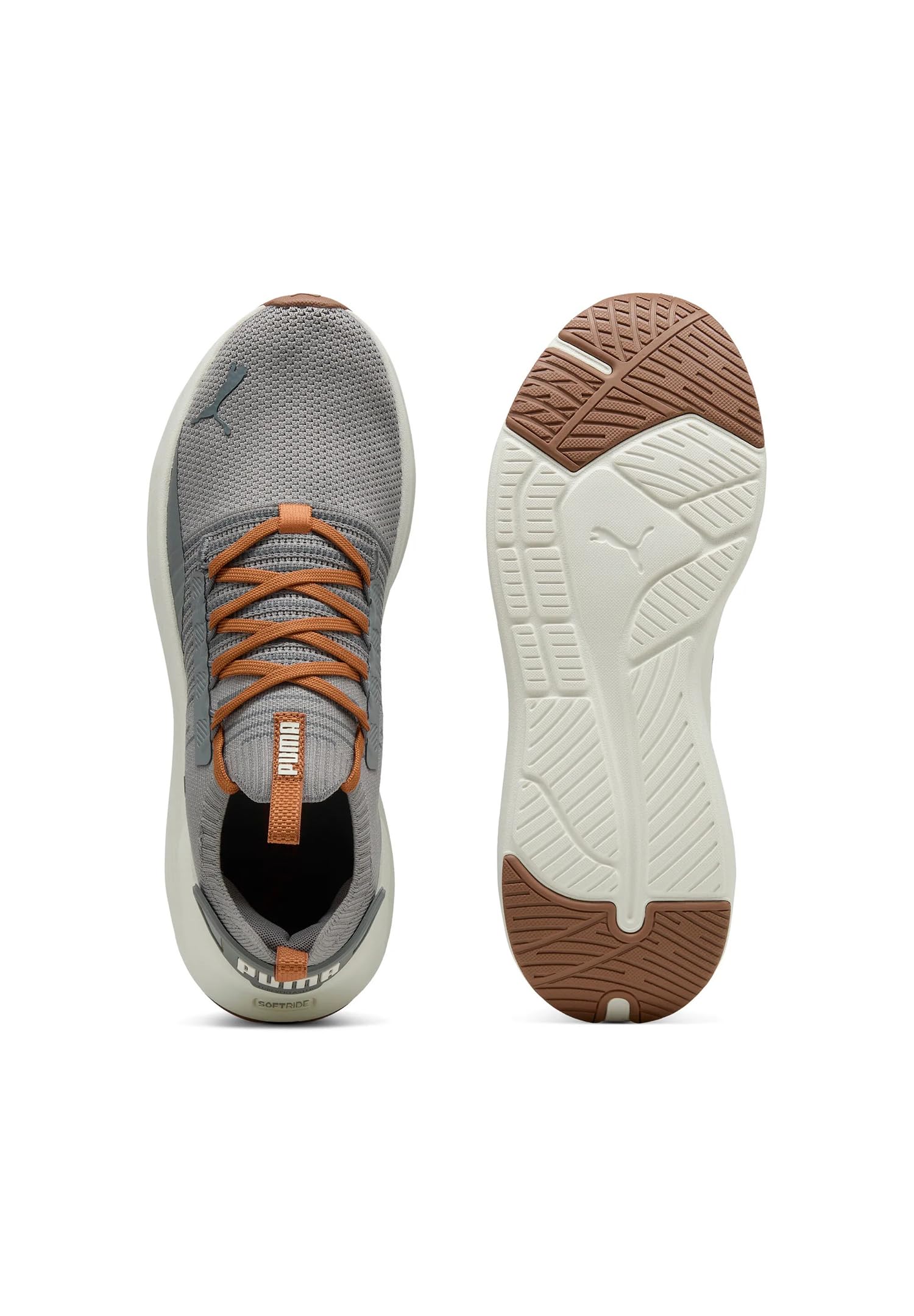 Puma Herren Softride Symmetry Fuzion Running ShoesPUMA Herren Softride Symmetry Fuzion Laufschuhe, Desert Dust-Alpine Snow-Olive, 43.5