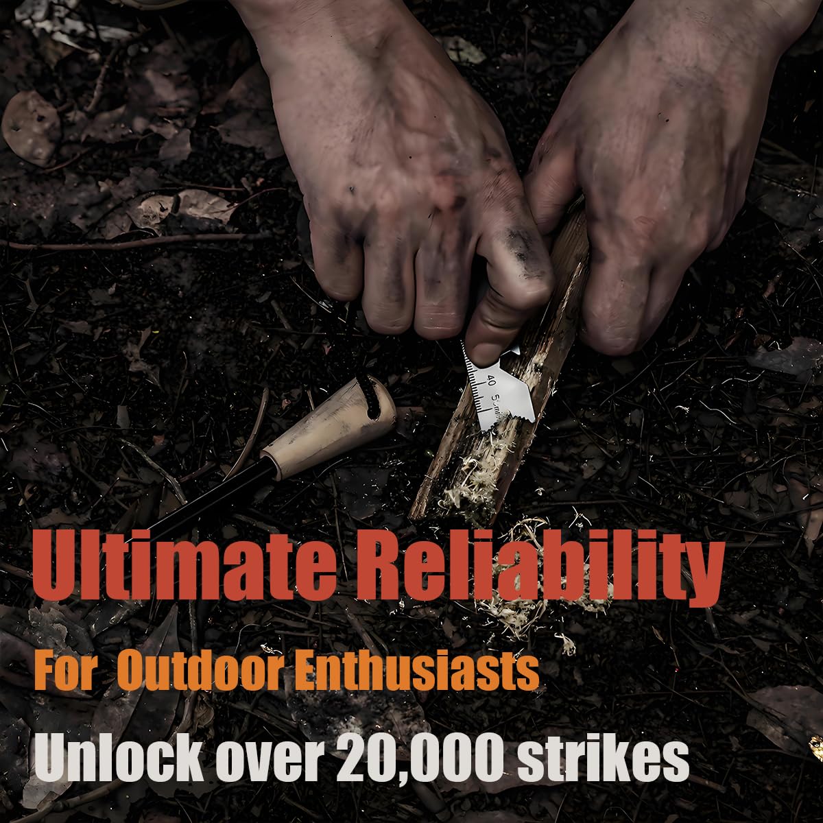 Ferro Rod Fire Starter Survival Tool – 3/8