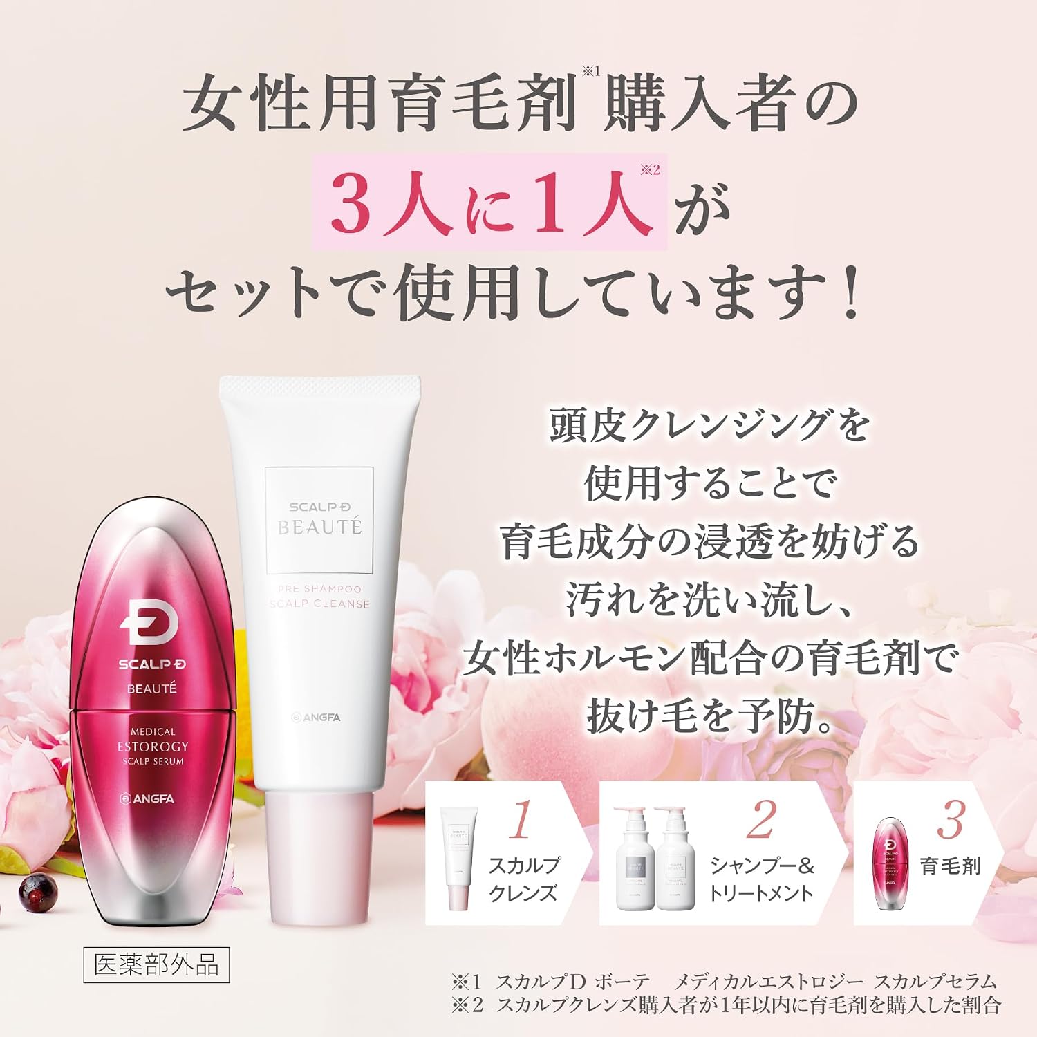 医薬部外品】スカルプD ボーテ エストロジー ＋ スカルプ
