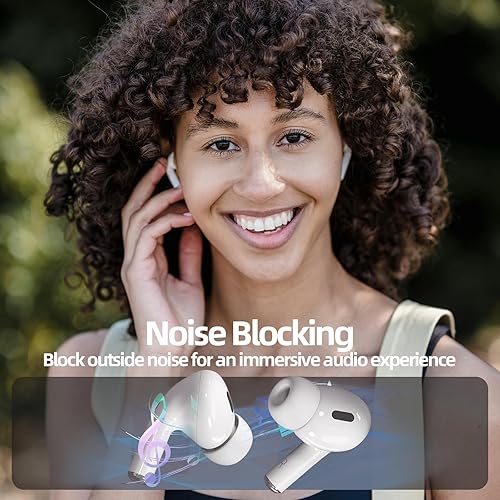 Miniatura 7 de AirPods Pro y AirPods Pro 2 - Almohadillas de silicona para reducir el ruido con ajuste seguro y bolsa de plástico de almacenamiento portátil (3 3