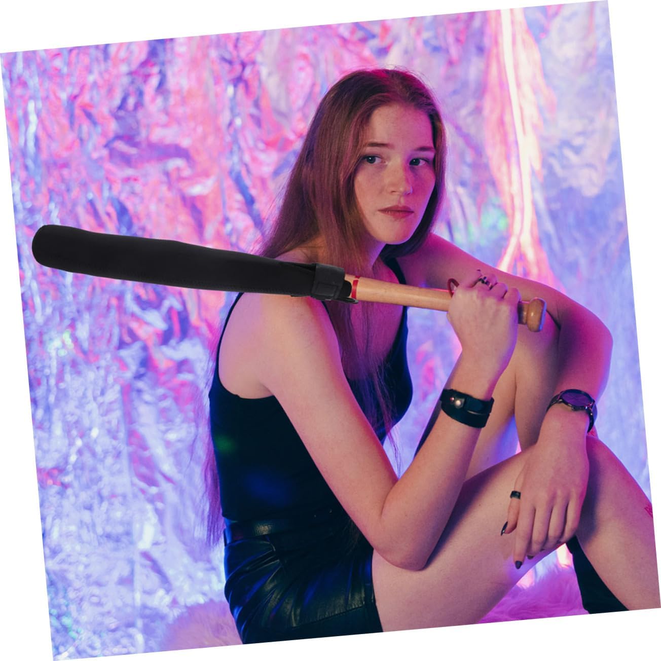 2pcs Baseball Bat Sleeve Protector for Softball Baseball Lightweight Bat Cover Enhanced Reduction for Sports Storage and