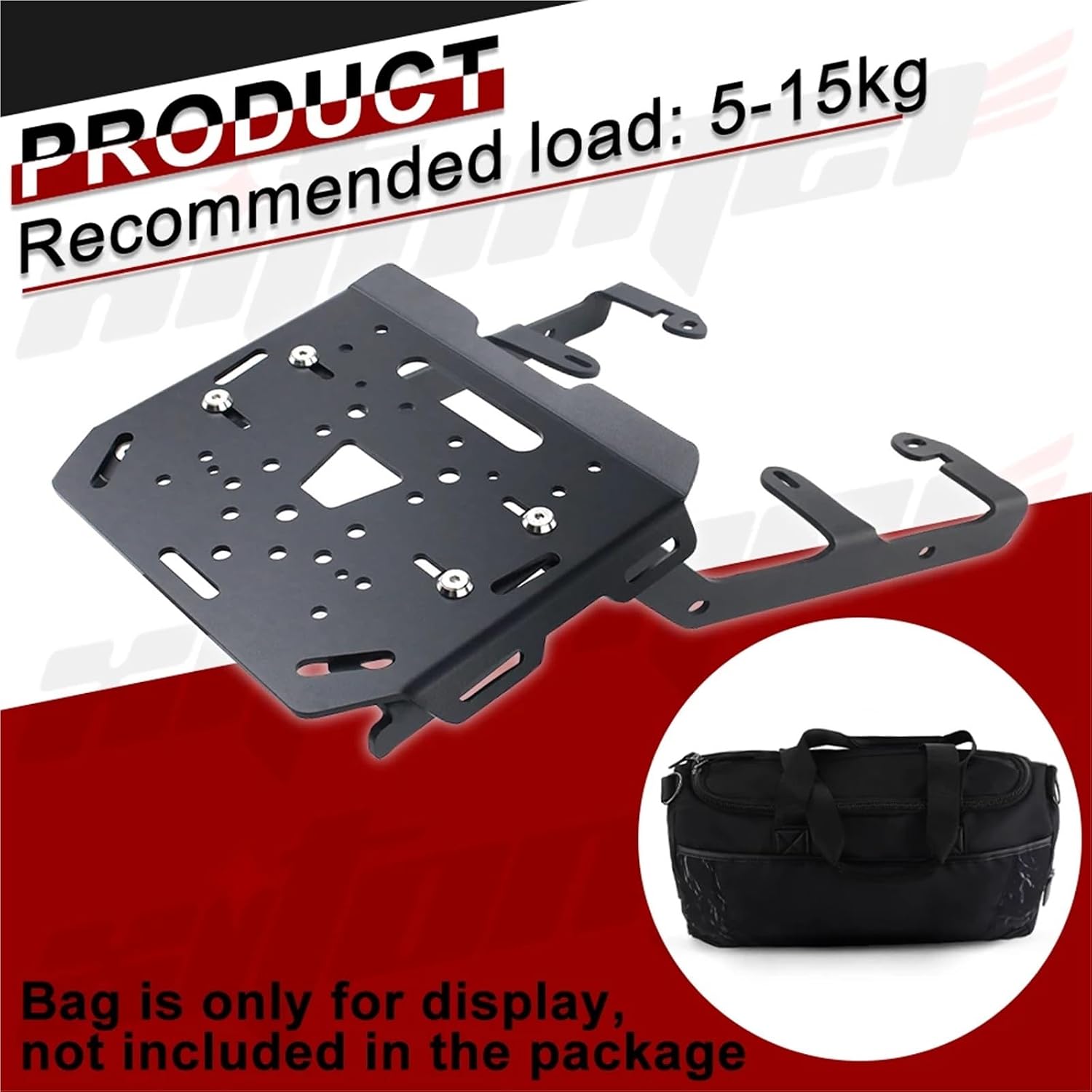 Replacement for Honda NC700S/NC750S/NC700X/NC750X/NC750D/automatic DCT 2012-2025 Rear Luggage Rack Cargo Shelf Trunk Box Holder Support