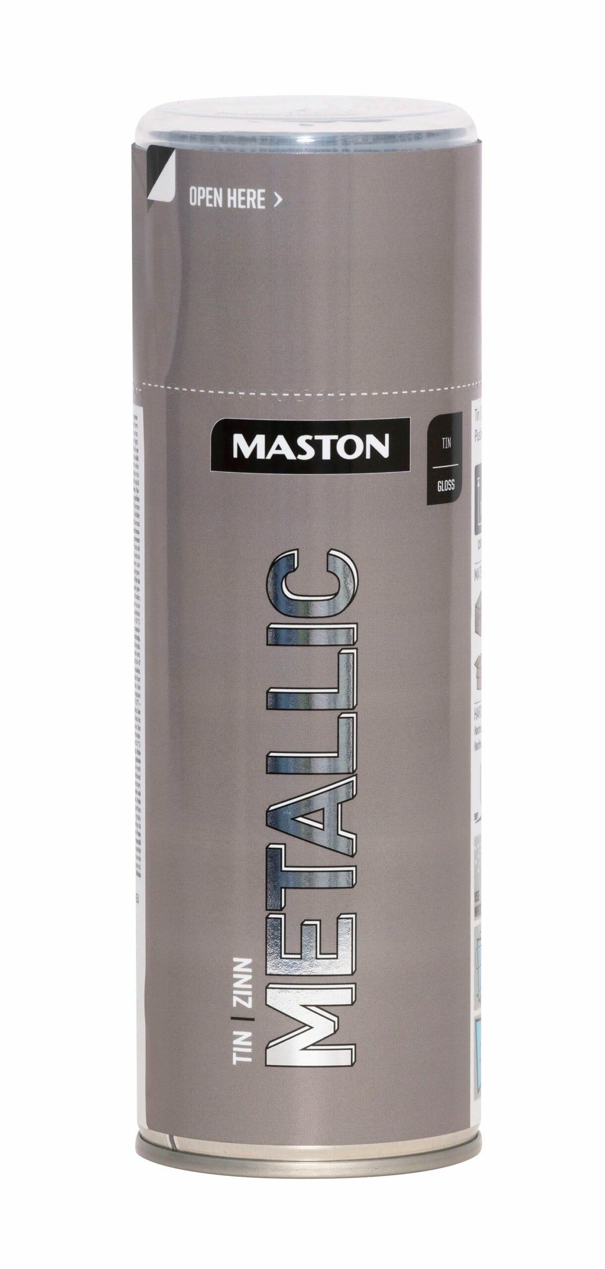 Maston Spray Paint Metallic Gloss Metallic Tin 400ml