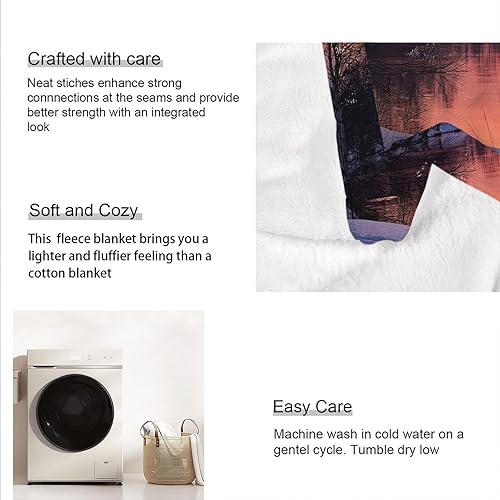 Miniatura 6 de Rstick Manta de forro polar de halcón volador de halcón con diseño de águila, manta de felpa suave y mullida para sofá y cama, 60 x 80 pulgadas