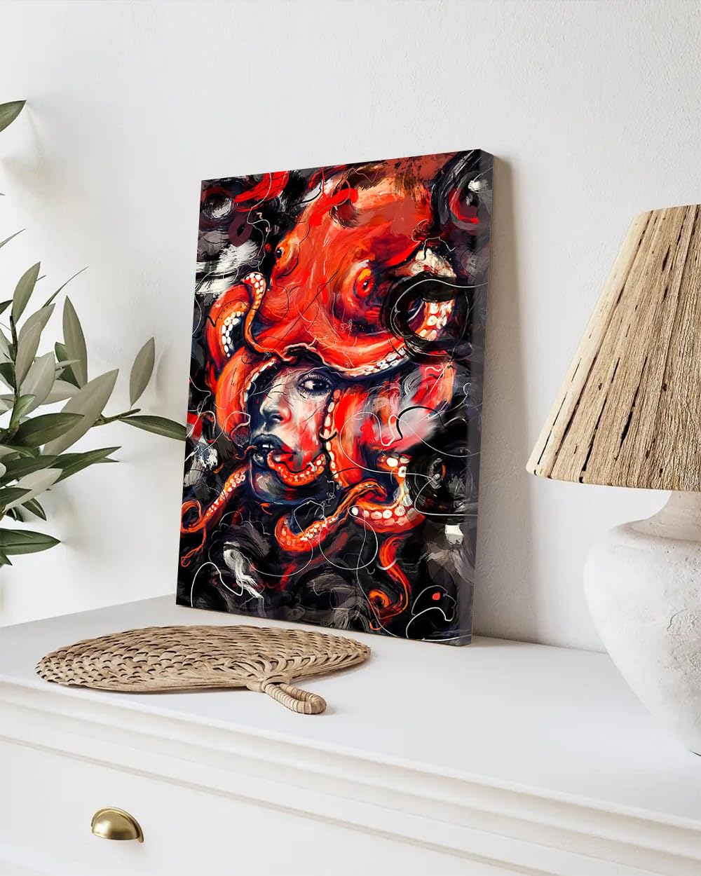 GADGETS WRAP Canvas Gallery Wrap Framed for Home Office Studio Living Room Decoration (9x11inch) - Empress Octo