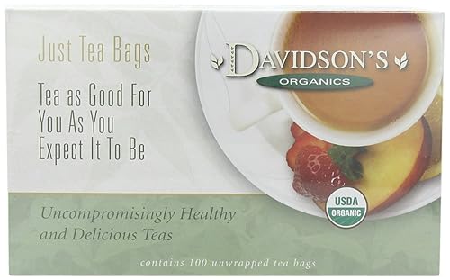 Miniatura 17 de Davidson's Organics, Genmaicha, 100 bolsas de té sin envolver