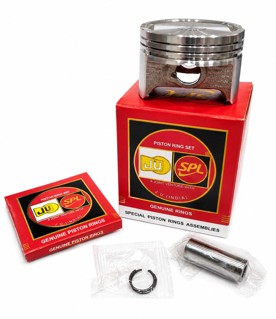 Piston Assembly Kit for Suzuki Access 125 BS6 | 52.50mm Diameter | OEM Ring | Plain Surface (52.50mm - 0.25)-picture-19