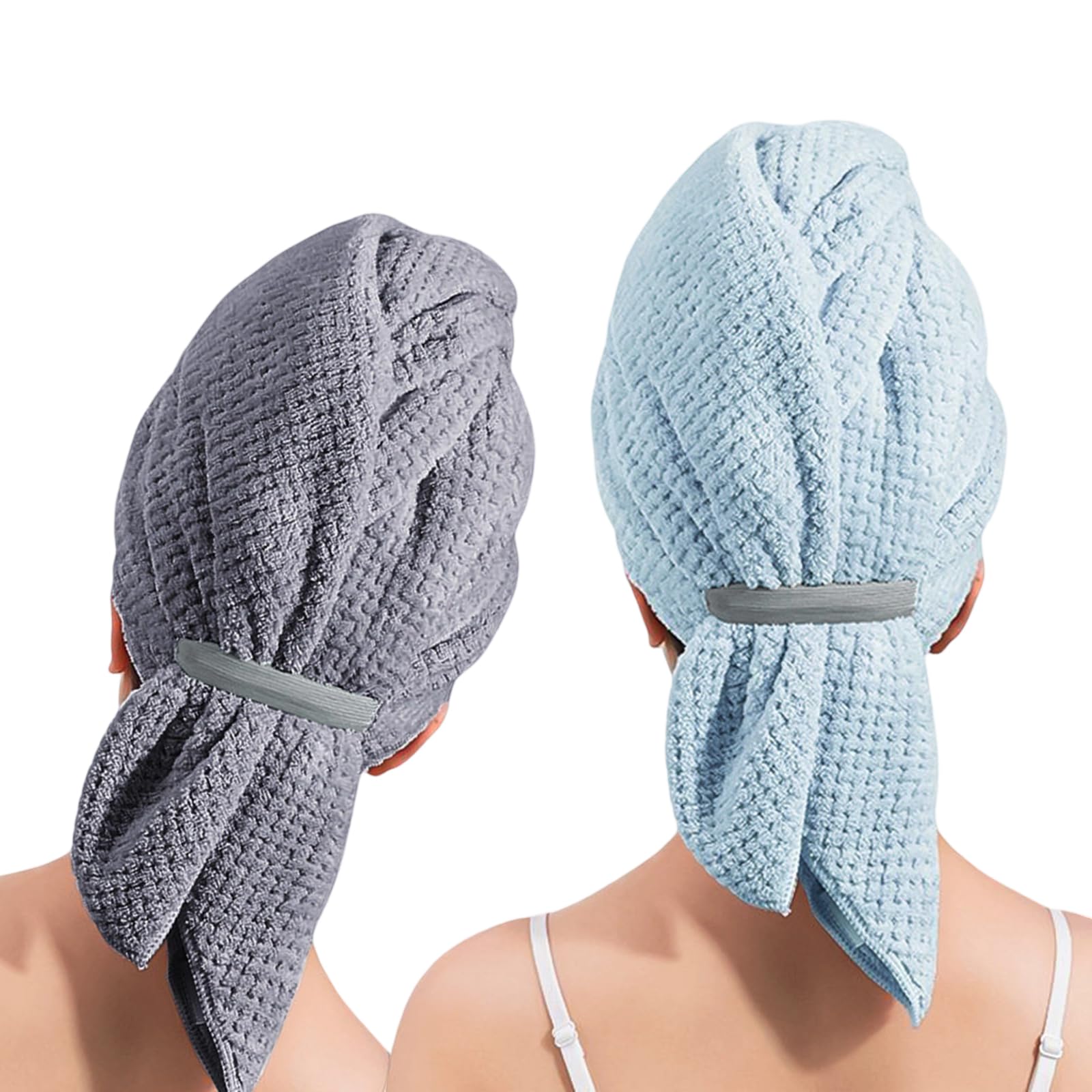 Kalttoy Women's G Accessories High Absorbency Pineapples Rids Hair Towel Wrap Fast Dryin Microfiber Towel With Elastic Band For Wet Hair Super Absorbent