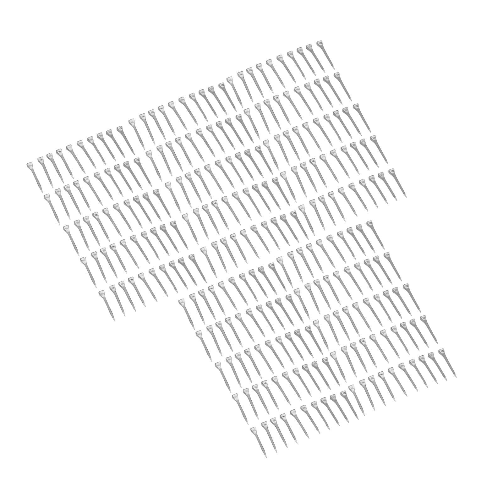 Clavos de herradura de acero de alta resistencia a la tracción, 250 piezas, elaborados con precisión para clavar herraduras de aleación de aluminio, duraderos y de larga duración (Oh)