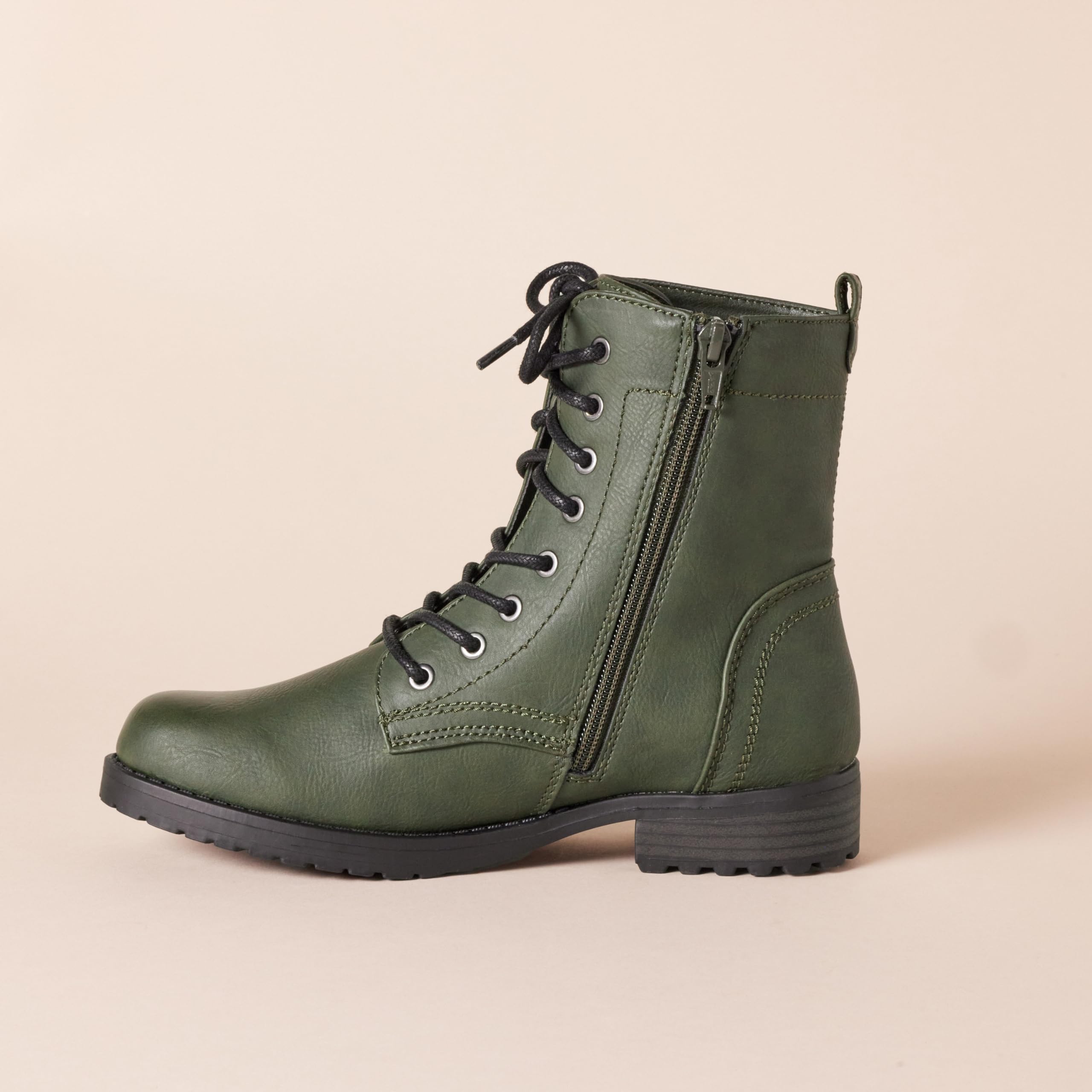 Amazon Essentials Donna Combat Boots Stringati